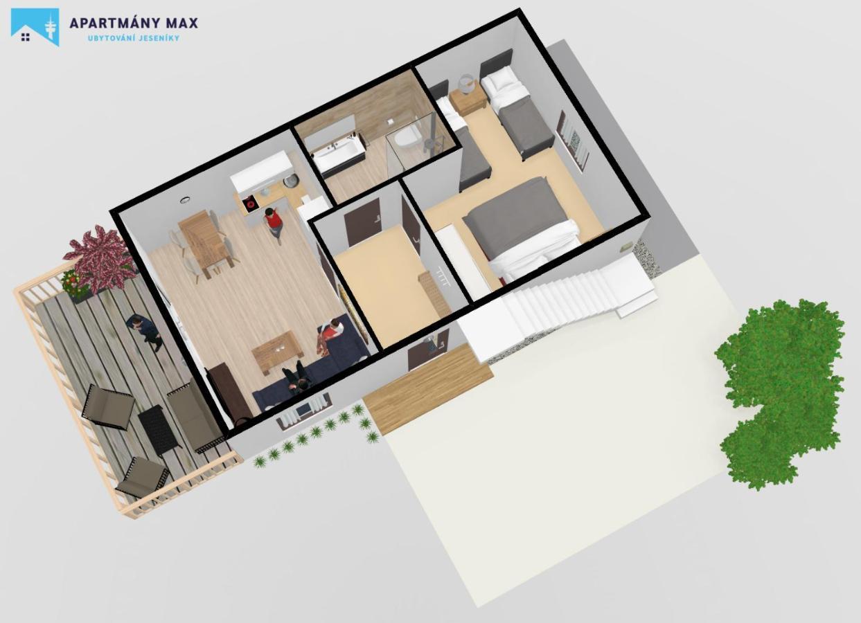 Apartmany Max Vaclavov u Bruntalu Eksteriør bilde